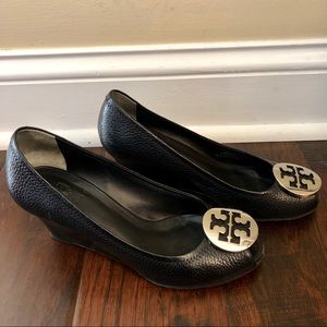 Tory Burch Peep Toe Wedge